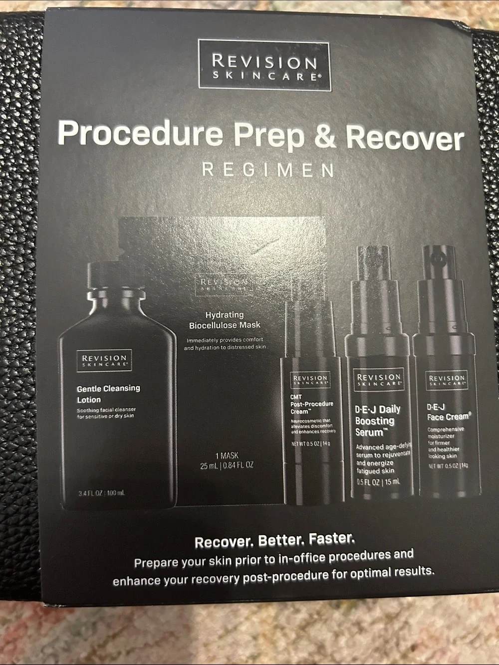 Revision Skincare Procedure Prep & Recover Regimen - Black